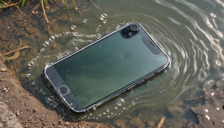 Comment réparer un téléphone tombé dans l'eau ?